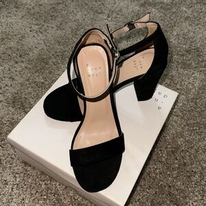 High black heels